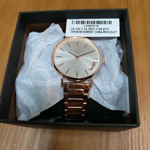 Rose Gold Coach Watch - NWT